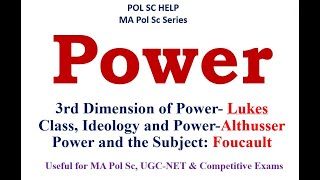 Power  Meaning Nature Debates  MA Political Science [upl. by Harrat]