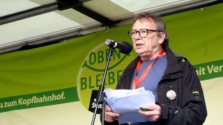 Peter Grohmann 1  124 Montagsdemo gegen Stuttgart 21  21052012 [upl. by Eanrahc]