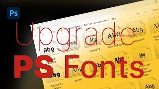 Photoshop Add New Font  How to Install New Fonts in Photoshop  Font Websites Hindi  Urdu [upl. by Animrelliug]