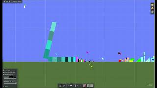 Algodoo fun with Numberblocks part 5 oh noooooooooooo [upl. by Rudiger]