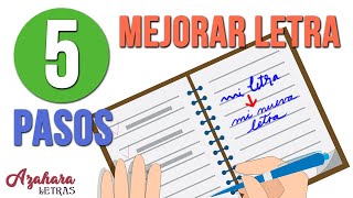 ✍️ CÓMO MEJORAR la LETRA en 5 PASOS [upl. by Ateval]