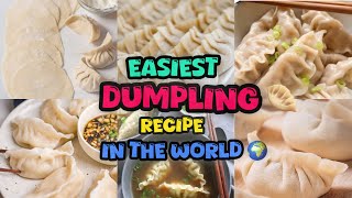 How to make Chinese dumpling Easiest dumplings recipe in the world living life 2024 bts fyp [upl. by Anelyak164]