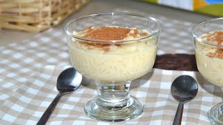 Arroz con Leche Cremoso con Leche Condensada  Postres fáciles y rápidos [upl. by Nodyl]