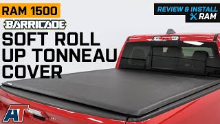 20192023 RAM 1500 Barricade Soft Roll Up Tonneau Cover Review amp Install [upl. by Norrahs92]