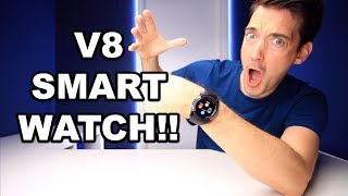 V8 BUDGET SMART WATCH REVIEW [upl. by Memberg]