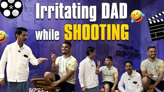 Irritating dad 🤣 while Shooting 🤣 helloitsvirat [upl. by Guilbert]