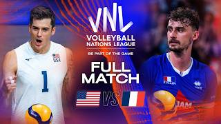 5Sets Battle for SemiFinal Spot 😳🏐 USA vs France  Quarter Finals  VNL 2023 [upl. by Riancho]