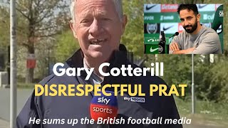 SKY SPORTS DISRESPECTFUL GARY COTTERILL WITH RUBEN AMORIM [upl. by Accebor347]