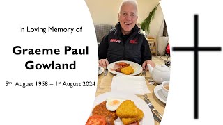 A Service in Loving Memory of Paul Gowland [upl. by Alur]