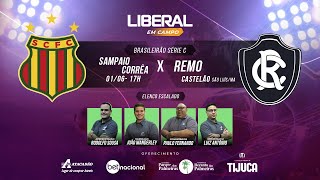 SAMPAIO CORRÊA 1 X 2 REMO  AO VIVO  SÉRIE C 2024  7ª RODADA [upl. by Ursas363]