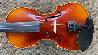 SOLD Old Violin 743 Adolph Adler Amati For Sale Listen to her Sing [upl. by Leatri104]