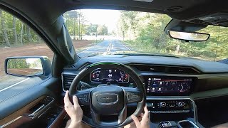 NEW 2022 GMC Sierra 1500 Denali Ultimate POV Walkaround and Test Drive [upl. by Anirod]