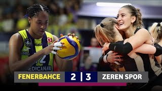 Highlight  Fenerbahce vs Zeren spor  Turky Volleyball League 202425 [upl. by Tiny]