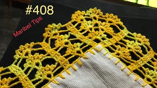 ACABADO DELICADO Puntillas de Vuelta y Vuelta para Servilletas 🍄 con Toque Elegante  408 [upl. by Surovy]