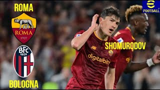 RomaBologna Italian Championship eFootball 2025 Ultra Realistic Graphics Top Player Level [upl. by Ayekat]