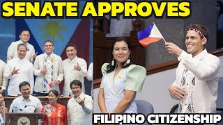 SENATE APPROVES MY FILIPINO CITIZENSHIP [upl. by Eilyr89]