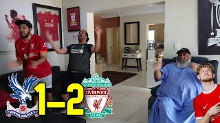 CRYSTAL PALACE vs LIVERPOOL 12 LIVE FAN REACTION  ALISSON AND ELLIOTT ARE LIVERPOOLS HEROES [upl. by Yesor]