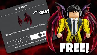 HURRY GET ROBLOX FREE ITEMS STILL AVAILABLE 2024🔥🤯 [upl. by Ilohcin]