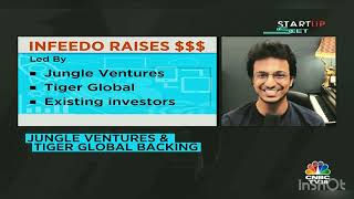 CNBCTV18 interview with Tanmaya Jain as inFeedo raises 12M from Tiger Global amp Jungle Ventures [upl. by Adnarram]