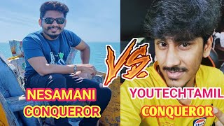 NESAMANI GAMING VS YOU TECH TAMIL  NMG VS YTT  CONQUEROR VS CONQUEROR  NMG NESAMANIGAMING MLG [upl. by Eniortna718]