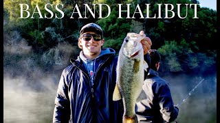 San Francisco Bay HALIBUT amp Finessin for FAT BASS [upl. by Gaskill688]