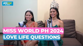 Miss World Philippines 2024 answers relationship questions [upl. by Gallagher]