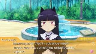 Oreimo Tsuzuku PSP Kirino Route Part 21  Kirino amp Kuroneko English Subtitles [upl. by Johnnie136]