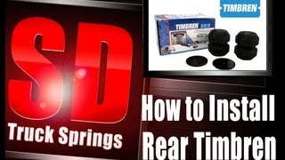 Timbren Leaf Spring Suspension Kit Installation – Timbren Helper Springs Tutorials  Reviews [upl. by Ketchum306]