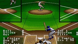 CGRundertow RBI BASEBALL 4 for Sega Genesis Video Game Review [upl. by Leddy]