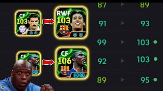 Samuel Etoo 106  103 Bojan krkic  103 Morientes Best Training Guide 🥶  efootball 2025 [upl. by Indira732]