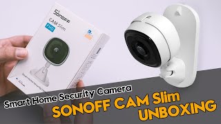 SONOFF New Security Camera Unboxing amp Pairing Tutorial [upl. by Harp]