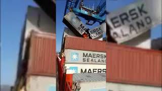 Bad day at work  Container terminal operations [upl. by Gervase]