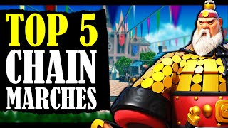 MY TOP 5 Chain Farming Commander Pairs How to get them  Rise of Kingdoms [upl. by Alarice]