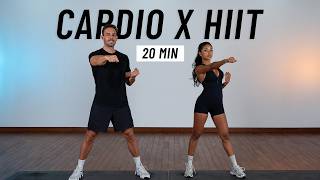 20 MIN CARDIO HIIT WORKOUT  ALL STANDING  Full Body No Equipment No Repeats [upl. by Ransell285]