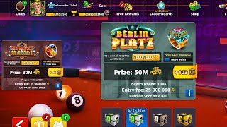 8 ball pool in live Full Berlín Road LEVEL 400 [upl. by Warila]