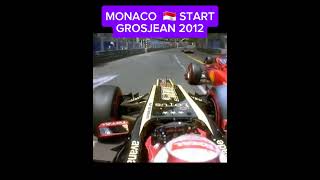 GROSJEAN MONACO 🇲🇨 START v8 formula1 f1onboard [upl. by Saylor]