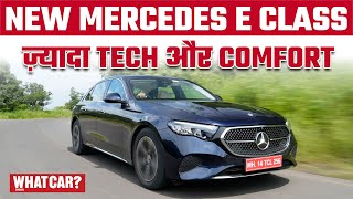 MercedesBenz EClass E 200 First Drive Review Hindi  WhatCarIndia [upl. by Tena510]