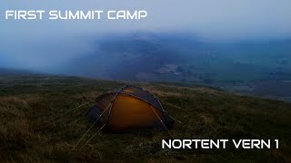 SOLO WILDCAMP ON MAM TOR WITH THE NEW TENT ⛺ [upl. by Pyle]