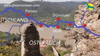 MS AMELIA unterwegs auf der DONAU Teil 1  Flusskreuzfahrt mit Phoenix I PHOENIX Reisen TV Folge 82 [upl. by Llemar185]