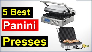 ✅✅The 5 Best Panini Presses of 2024 review [upl. by Nuawed]