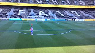 Fifa 17 How To Take Penalties And Free Kicks In Practice Arena [upl. by Pani]