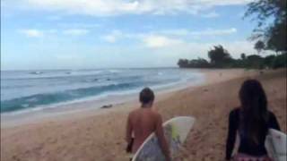 Surfing Hawaii North Shore [upl. by Latea]