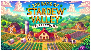 Day 181  Stardew Valley Perfection  Long Play [upl. by Notserc]