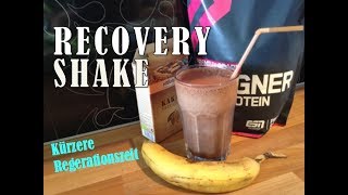 RECOVERY SHAKE für MUSKELAUFBAU  AUSDAUER [upl. by Stacey]