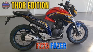 FZ25 FAZER 2023 MARVEL THOR EDITION CLIP yamaha [upl. by Ahsilac]