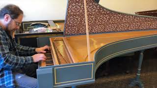 Italian harpsichord by Edward Turner [upl. by Elyr264]