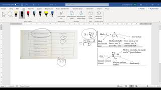 Gruplanmış Serilerde Aritmetik Ortalama Mod Medyan ve Standart Sapma Değerlerinin Hesaplanması [upl. by Queston]