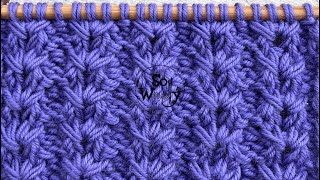 How to Knit the Little Flowers Stitch 4 rows only  So Woolly [upl. by Anon646]