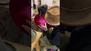 Hat Making from start to finish hatmaker hatmaking [upl. by Julide]