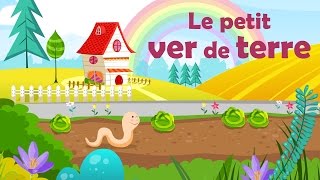 Le petit ver de terre  Comptine avec gestes pour enfants et bébés avec les paroles [upl. by Oruntha]